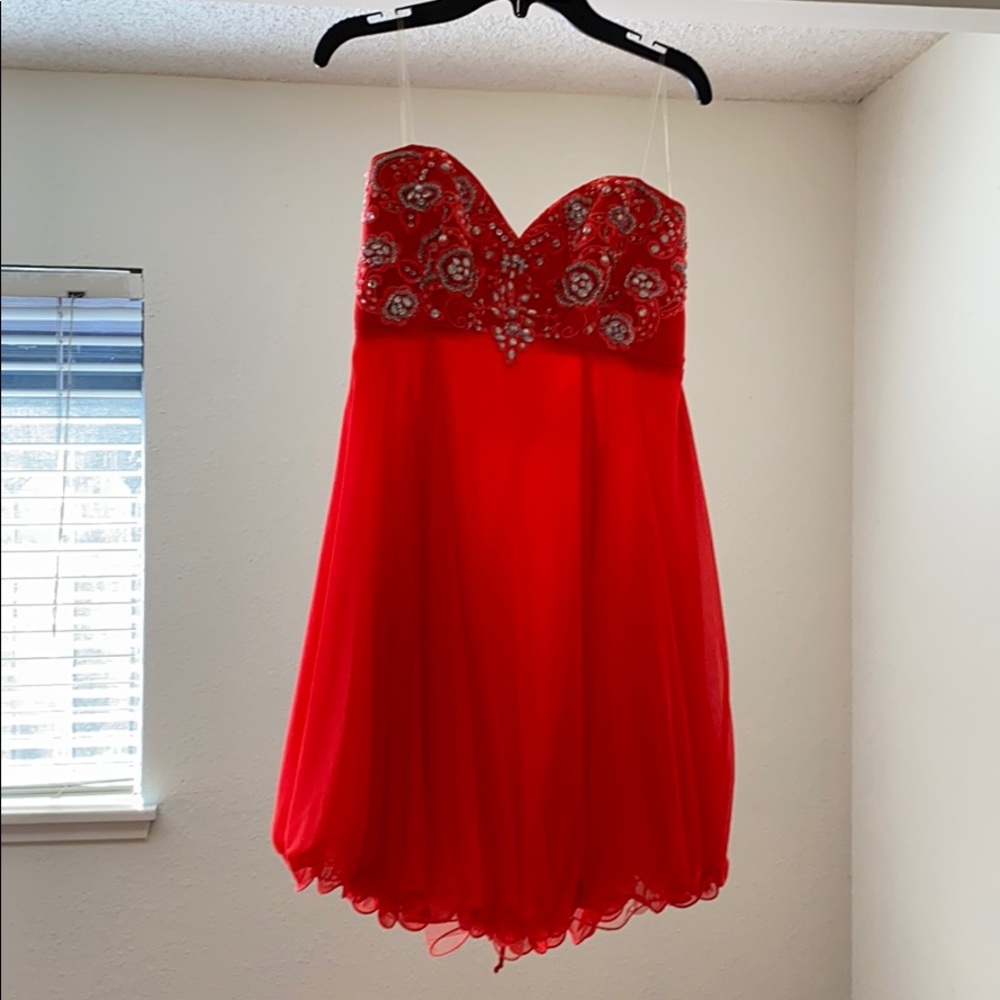 Coral Mini Dress